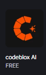 codeblox AI в Toolbox: оранжевый логотип, FREE